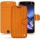 Lederschutzhülle Lenovo Moto Z - Abaca arancio