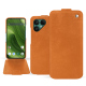 Fairphone 6 leather case - Mandarine vintage ( Pantone #d47231 ) 