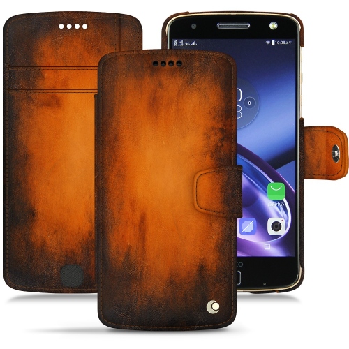 Capa em pele Lenovo Moto ZFauve Patine