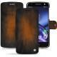 Funda de piel Lenovo Moto Z - Marron Patine