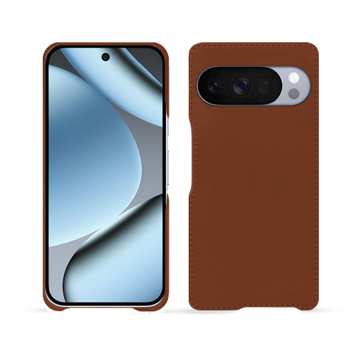 Capa Google Pixel 10 Pro | Luxo e couro premium NoreveMarron ( Nappa - Pantone #8B4720 ) 