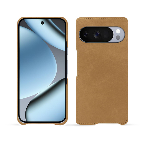 Coque Google Pixel 10 Pro | Luxe & cuir premium NoreveSable vintage ( Pantone #9b7340 ) 