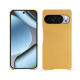 Google Pixel 10 Pro leather cover - Or Maïa ( Pantone 871C ) 