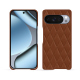 Custodia in pelle Google Pixel 10 Pro - Marron - Couture ( Nappa - Pantone #8B4720 ) 