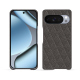 Funda de piel Google Pixel 10 Pro - Anthracite - Couture ( Pantone #41403c ) 