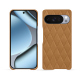 Google Pixel 10 Pro leather cover - Castan esparciate - Couture ( Pantone #824F2A )