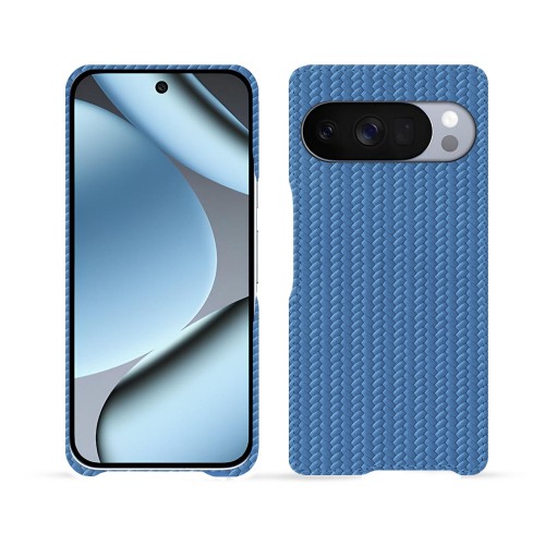 Capa Google Pixel 10 Pro | Luxo e couro premium NoreveAbaca ishia ( Pantone #395775 ) 