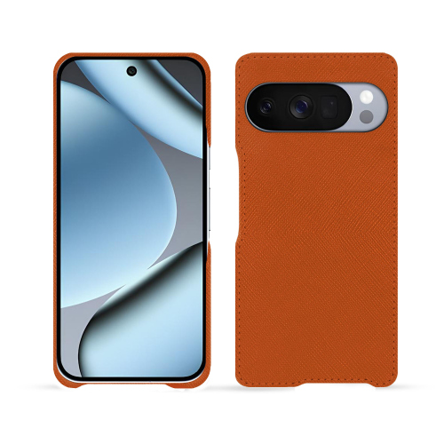 Funda Google Pixel 10 Pro | Lujo y cuero premium NoreveOrange vibrant ( Pantone #e36b39 ) 