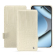 Housse cuir Google Pixel 10 Pro - Crocodile milk ( Pantone #d6d2c4 ) 