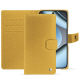 Google Pixel 10 Pro leather wallet case - Mimosa ( Pantone #b39437 ) 