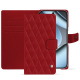 Custodia in pelle Google Pixel 10 Pro - Rouge - Couture ( Nappa - Pantone #d50032 ) 