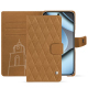 Custodia in pelle Google Pixel 10 Pro - Castan esparciate - Couture ( Pantone #824F2A )