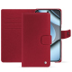 Google Pixel 10 Pro leather wallet case - Rouge passion ( Pantone #a6192e ) 