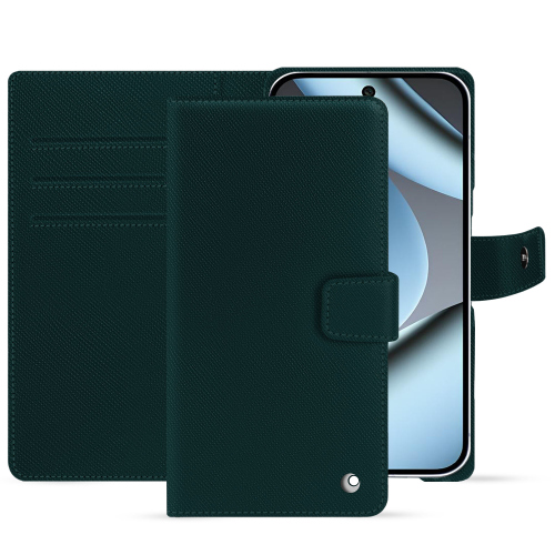 Pixel 10 Pro wallet case | Luxury leather by NoreveVert séduisant ( Pantone #1d3c34 ) 