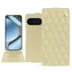 Capa em pele Google Pixel 10 Pro - Beige - Couture ( Nappa - Pantone #ceb888 ) 