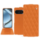 Capa em pele Google Pixel 10 Pro - Orange - Couture ( Nappa - Pantone #ff9351 ) 