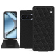 Google Pixel 10 Pro leather case - Ebène - Couture ( Noir / Black ) 