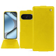 Google Pixel 10 Pro leather case - Jaune fluo ( Pantone #c9ff57 ) 