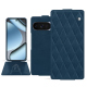 Google Pixel 10 Pro leather case - Blu mediterran - Couture ( Pantone #0E3043 )