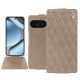 Google Pixel 10 Pro leather case - Taupe vintage - Couture ( Pantone #591d16 ) 