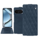 Funda de piel Google Pixel 10 Pro - Jean vintage - Couture ( Pantone #2f414f  ) 