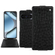 Google Pixel 10 Pro leather case - Autruche nero ( Noir / Black) 