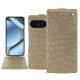 Housse cuir Google Pixel 10 Pro - Autruche desert ( Pantone #A39382 ) 