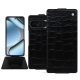 Lederschutzhülle Google Pixel 10 Pro - Crocodile nero ( Noir / Black) 