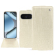 Housse cuir Google Pixel 10 Pro - Crocodile milk ( Pantone #d6d2c4 ) 