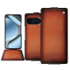 Google Pixel 10 Pro leather case - Orange Patine