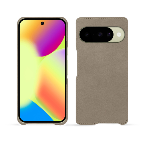 Coque Google Pixel 10 Premium | Cuir luxe sur-mesure NoreveDarboun sabla ( Pantone #BCB1A1 )