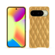 Coque cuir Google Pixel 10 - Or Maïa - Couture ( Pantone 871C ) 