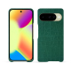 Custodia in pelle Google Pixel 10 - Crocodile pino ( Pantone #173F35 ) 
