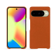 Capa em pele Google Pixel 10 - Orange vibrant ( Pantone #e36b39 ) 