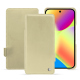 Google Pixel 10 leather case - Beige ( Nappa - Pantone #ceb888 ) 
