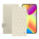 Google Pixel 10 leather case - Blanc - Couture ( Nappa - White ) 