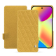 Capa em pele Google Pixel 10 - Mimosa - Couture ( Pantone #b39437 ) 