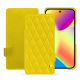 Custodia in pelle Google Pixel 10 - Jaune fluo - Couture ( Pantone #c9ff57 ) 