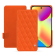 硬质真皮保护套 Google Pixel 10 - Orange fluo - Couture ( Pantone #ff5406 ) 