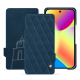 Google Pixel 10 leather case - Blu mediterran - Couture ( Pantone #0E3043 )