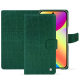 Funda de piel para cartera Google Pixel 10 - Crocodile pino ( Pantone #173F35 ) 