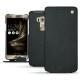 Asus Zenfone 3 Deluxe  5.7 ZS570KL leather case - Dark vintage ( Roughtcut - Black#5256 ) 