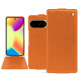 Housse cuir Google Pixel 10 - Orange ( Nappa - Pantone #ff9351 ) 
