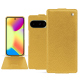 Google Pixel 10 leather case - Mimosa ( Pantone #b39437 ) 