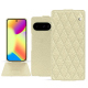 Custodia in pelle Google Pixel 10 - Ivoire - Couture ( Pantone #d6d6c6 ) 