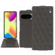 Custodia in pelle Google Pixel 10 - Anthracite - Couture ( Pantone #41403c ) 