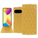 Housse cuir Google Pixel 10 - Mimosa - Couture ( Pantone #b39437 ) 