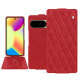硬质真皮保护套 Google Pixel 10 - Rouge troupelenc - Couture ( Pantone #AB191A )