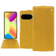 Housse cuir Google Pixel 10 - Jaune soulèu ( Pantone #F3B934 )