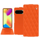 Lederschutzhülle Google Pixel 10 - Orange fluo - Couture ( Pantone #ff5406 ) 